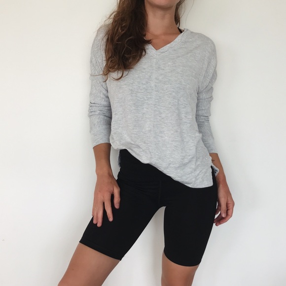 90 Degree By Reflex Tops - Light gray sporty pullover
